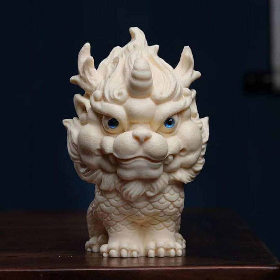 Amazon.co.jp: OBOROZUKI 麒麟 聖獣麒麟 インテリア 置物